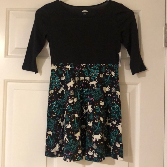 NWT Unicorn & Swan Dress - Picture 1 of 5